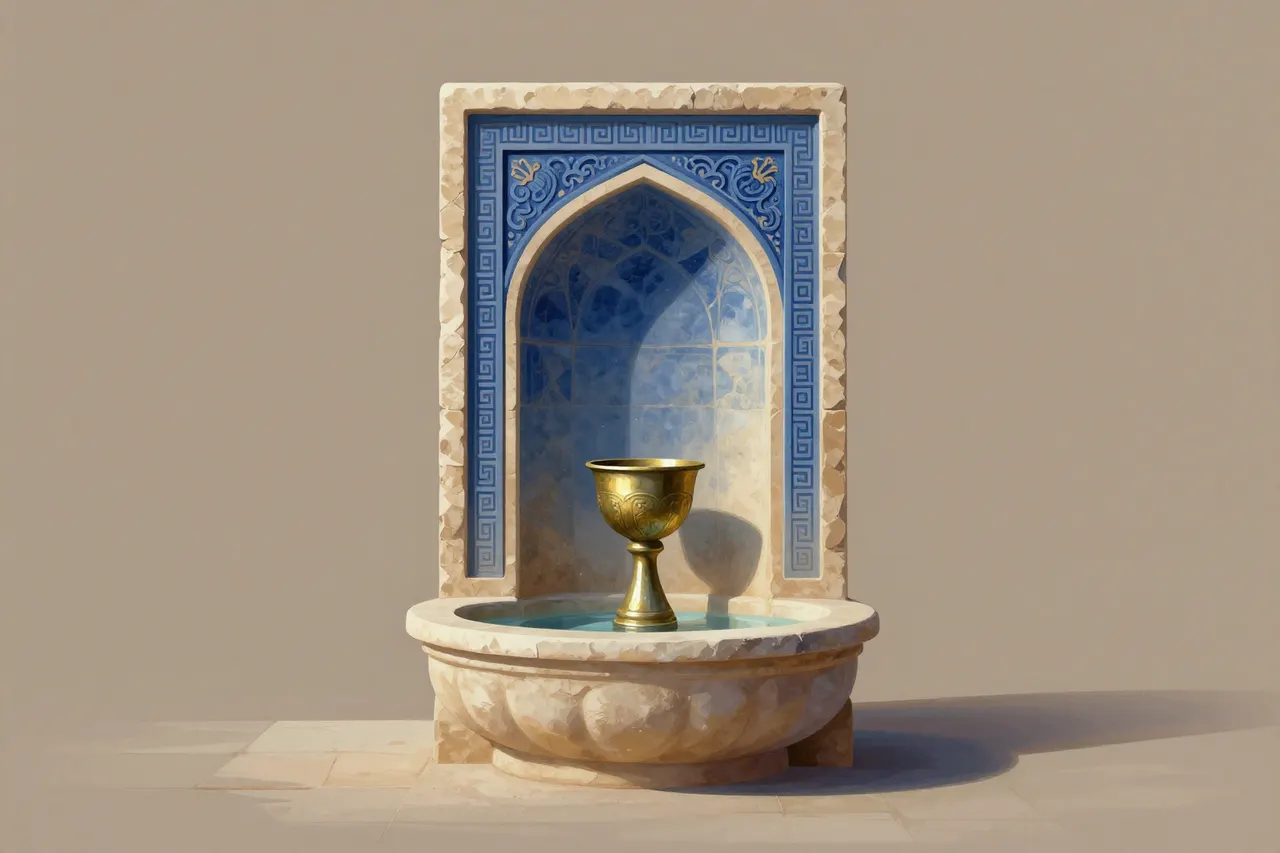 صورة توضيحية مولّدة بالذكاء الاصطناعي لـسبيل سامانيّ. المشهد توضيحي ولا يمثل صورة فوتوغرافية للأصل.