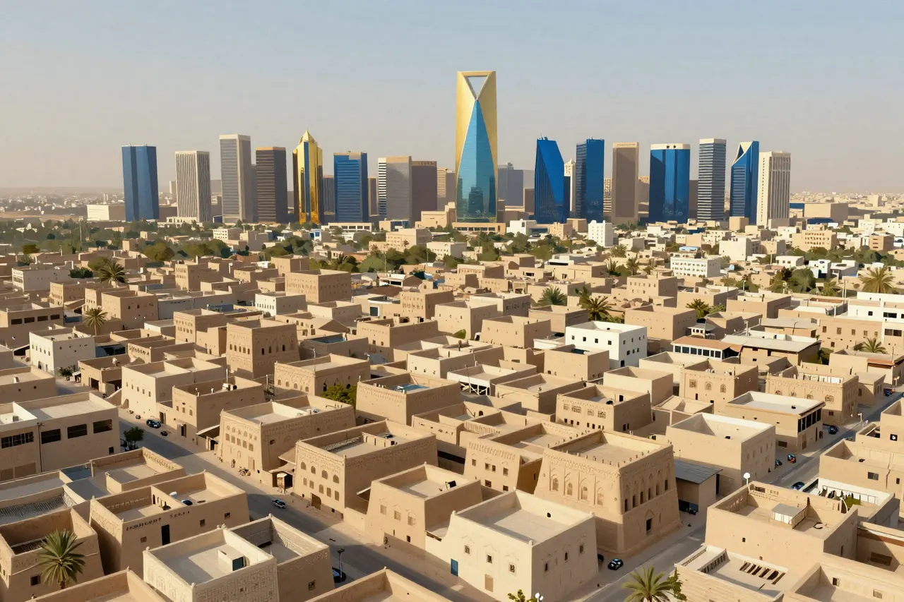 صورة توضيحية مولّدة بالذكاء الاصطناعي لـالرياض. المشهد توضيحي ولا يمثل صورة فوتوغرافية للأصل.