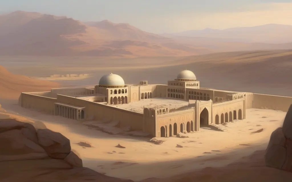 Illustration of the setting of: The three years of the secret call (no people shown)
