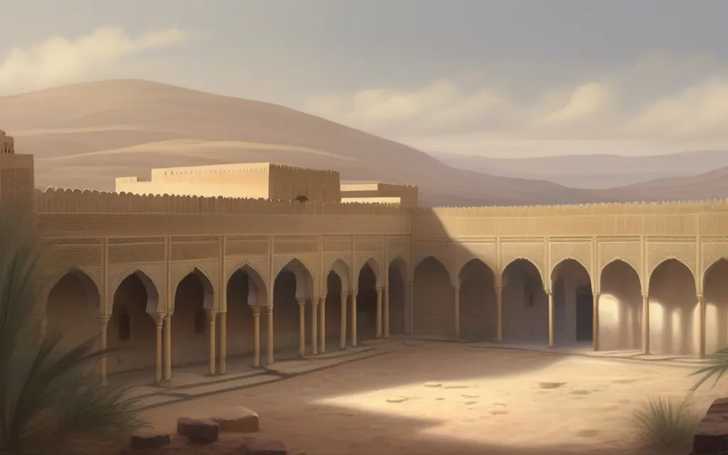 Illustration of the setting of: Idris II builds Fez (no people shown)