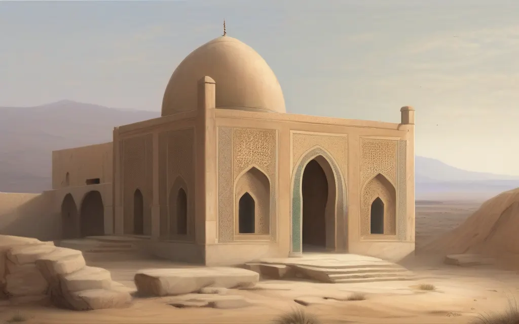 رسم توضيحي لمكان: بعث جعدة بن هبيرة إلى خراسان وامتناع نيسابور (بلا أشخاص)
