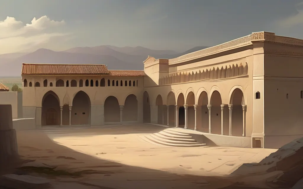 Illustration of the setting of: Siege of Granada (1018) (no people shown)