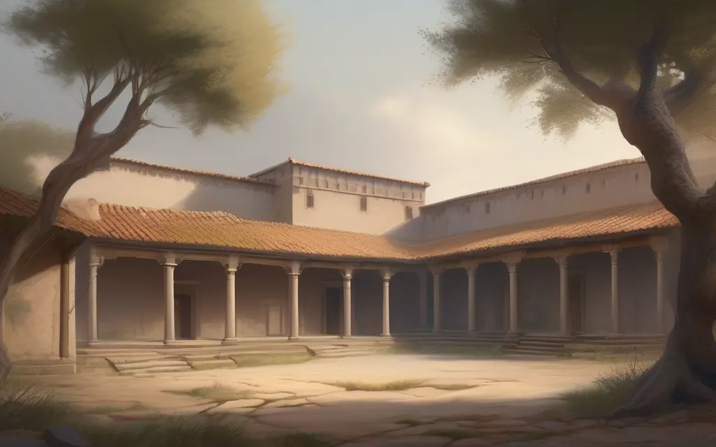 Illustration of the setting of: al-Farabi (no people shown)