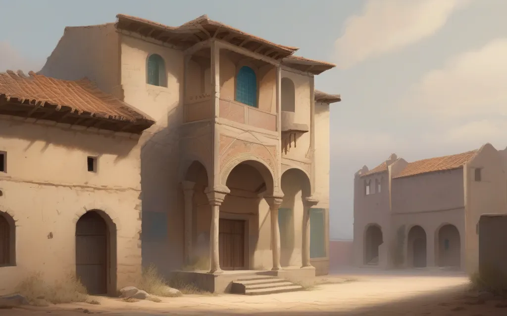 Illustration of the setting of: Ibn Battuta, Muhammad ibn Abd Allah (no people shown)